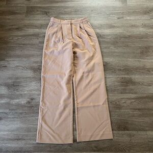 Stylish Tan Wide-Leg Pants